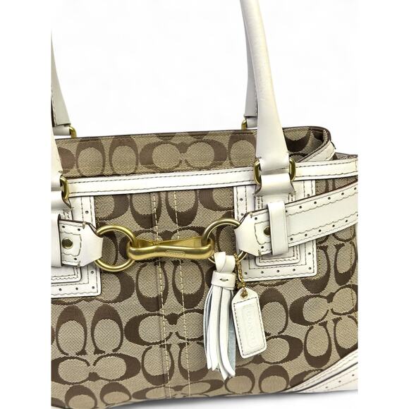 Coach Vintage Y2K Hampton Signature Satchel - Picture 2 of 16